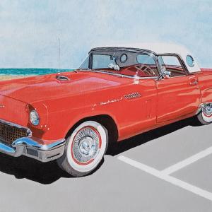 RED THUNDERBIRD by Adrian Bangerter - SOLD