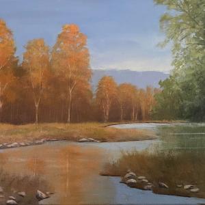AUTUMN SCENES oil painting by Sandra Williams