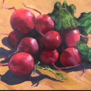 RADISHES by Betta Inman