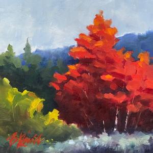 AUTUMN RED by Barbara Kidd