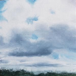 CLOUD STUDY 5"x5" Oil, $50