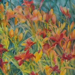 DANCING DAYLILIES