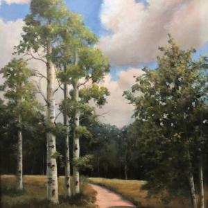 GUARDSMAN PATH oil painting