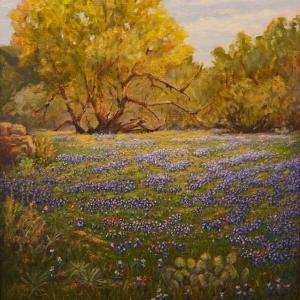 BLUEBONNETS by Jim Woodward