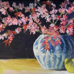 SPRING oil painting, $275