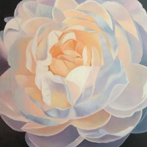 ORANGE FLOWER oil painting