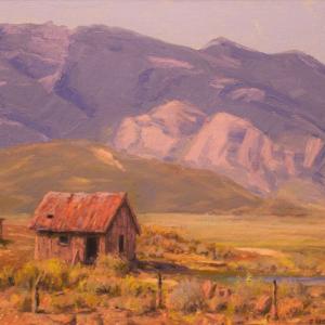 THE HOMESTEAD 12"x16" oil painting, $450
